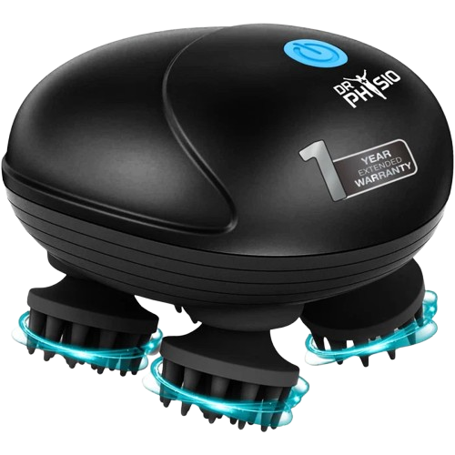 Dr Physio USA Head & Scalp Massager Handheld 1036 (Black)