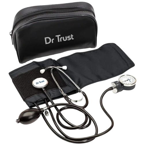 Dr Trust USA Aneroid Sphygmomanometer With Stethoscope 112
