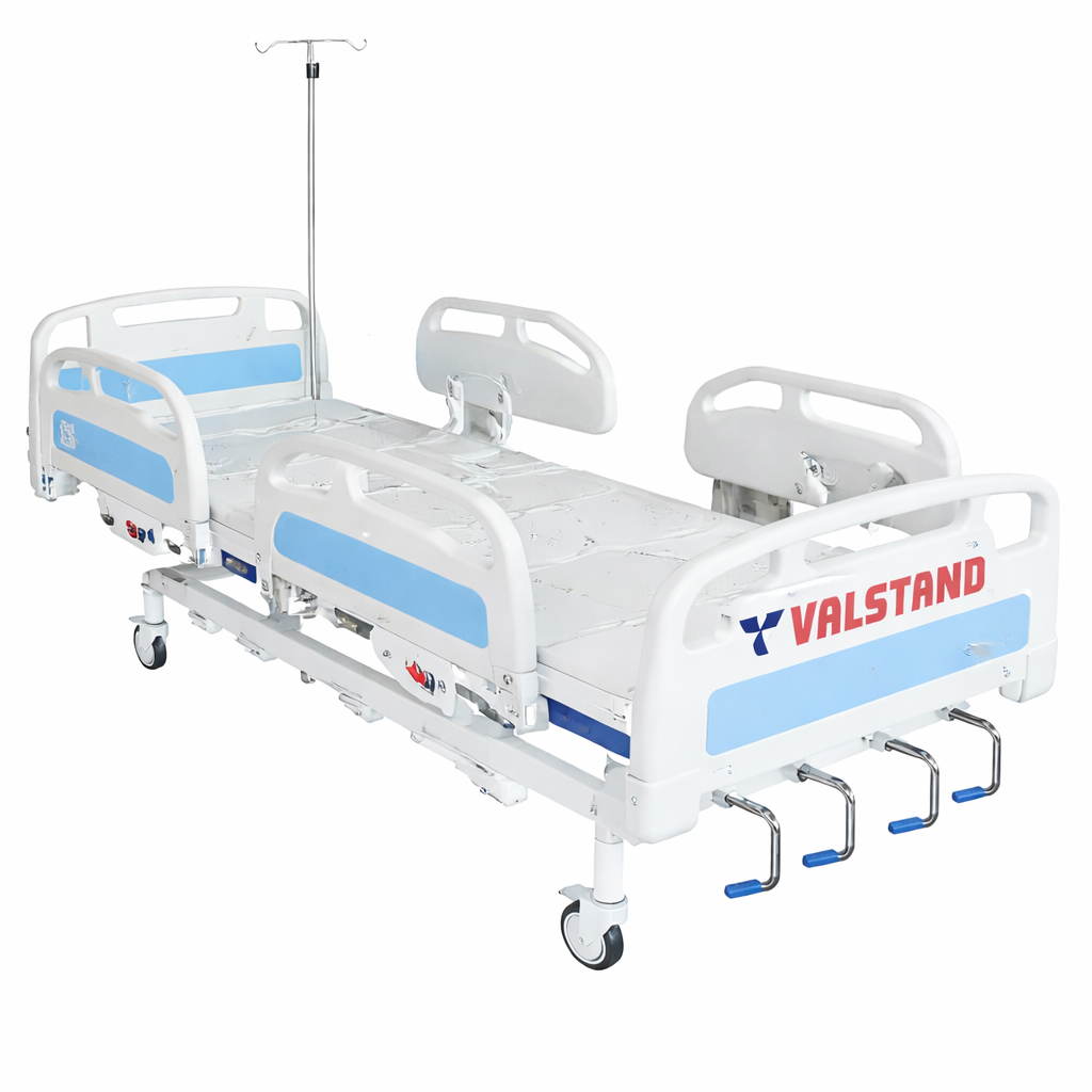 Mechanical ICU Bed with ABS Side Railings 5 Function)